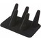 Plymor Black Velvet Ring Finger Display, Five on Rectangular Base, 5.25" W x 3.625" D x 2.25" H